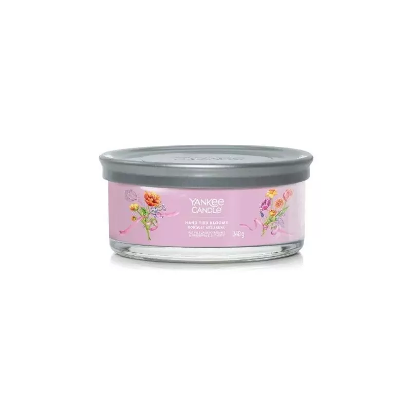 Aromatická svíčka Signature tumbler střední Hand Tied Blooms Yankee Candle - 340 g