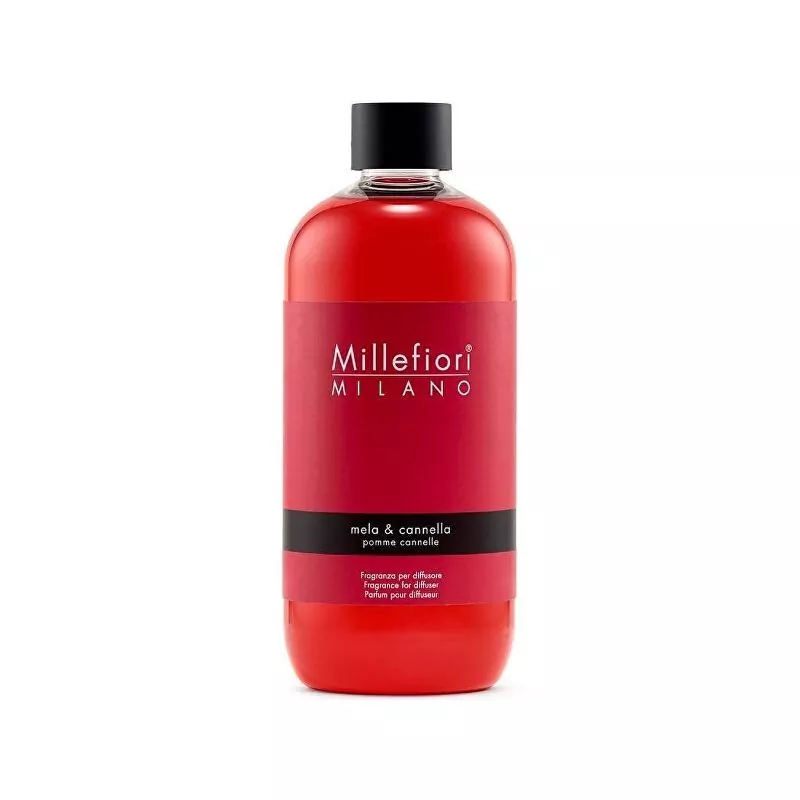 Náhradní náplň do aroma difuzéru Natural Jablko a skořice Millefiori Milano - 500 ml