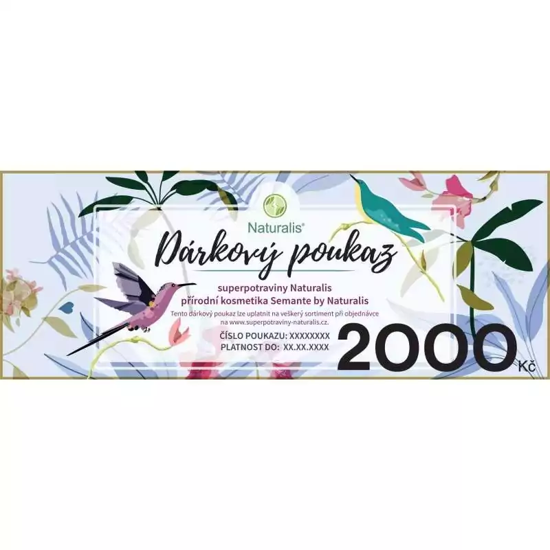 Darčekový voucher 2000 Kč