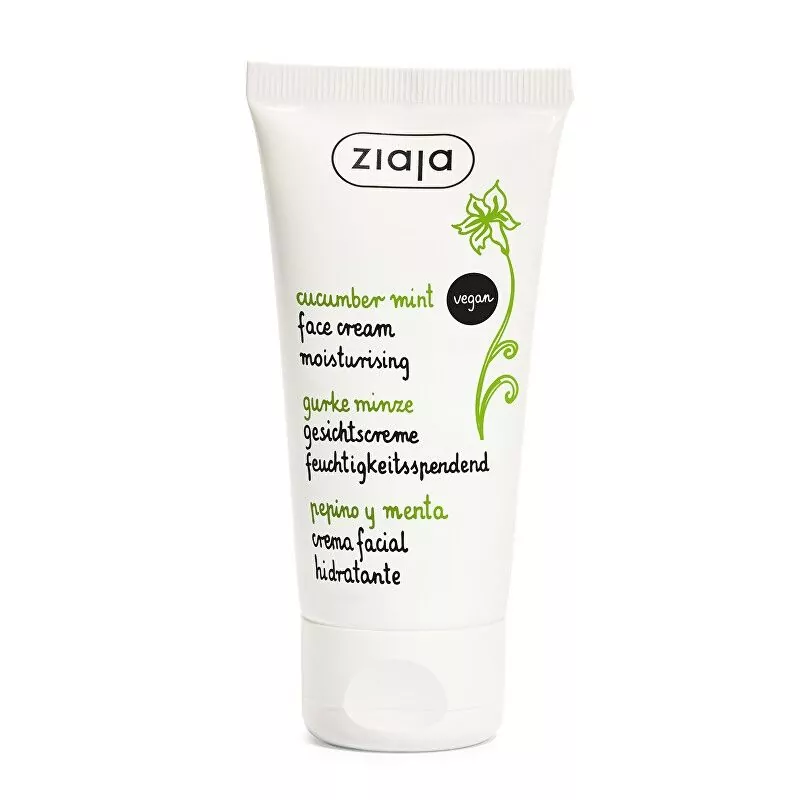 Hydratační pleťový krém SPF 6 Cucumber Mint (Moisturising Face Cream) Ziaja - 50 ml