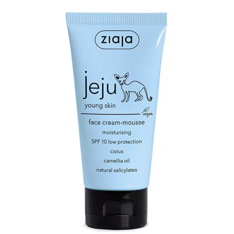 Pleťová krémová pěna SPF 10 Jeju (Face Cream-mousse) Ziaja - 50 ml