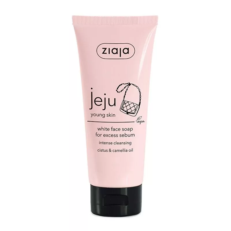 Bílé mýdlo na obličej Jeju (White Face Soap) Ziaja - 75 ml