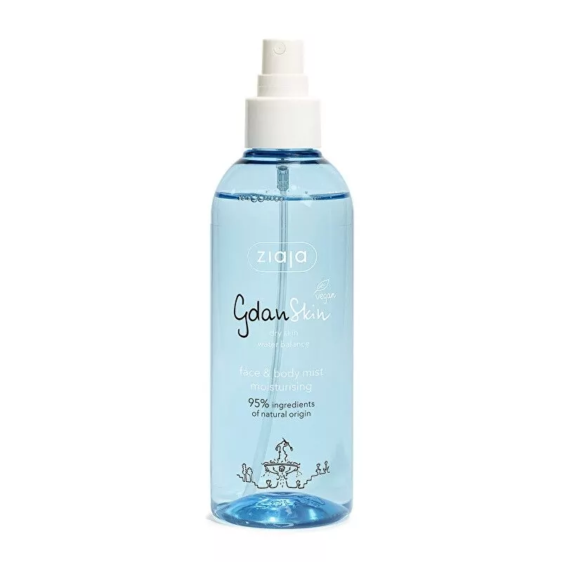 Hydratační mlhovina na obličej a tělo GdanSkin (Face & Body Mist) Ziaja - 200 ml