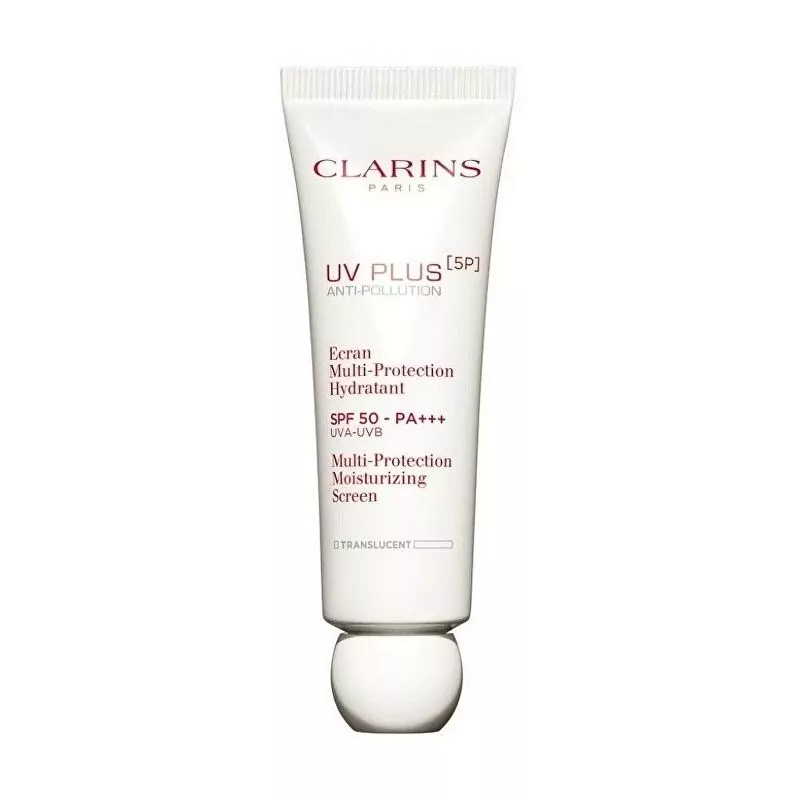 Víceúčelová ochranná emulze SPF 50 UV Plus Anti-pollution (Multi Protection Moisturizing Screen) Clarins / Odstín: Rose - 50 ml