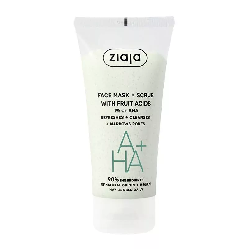 Peelingová maska s ovocnými kyselinami (Face Mask + Scrub) Ziaja - 55 ml