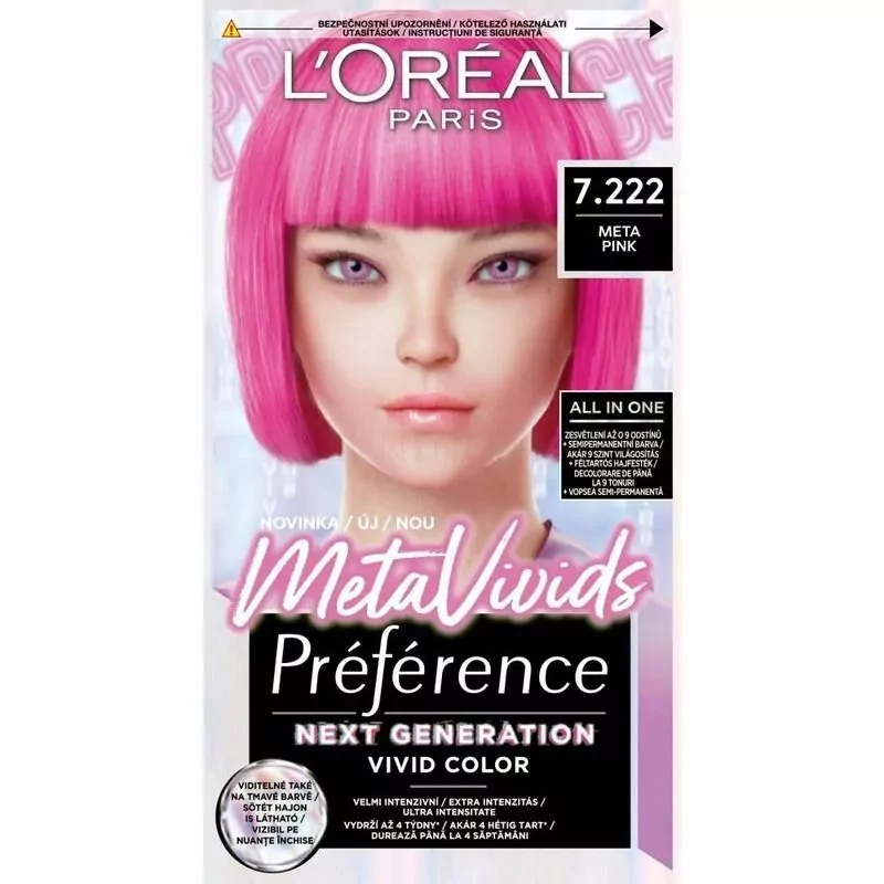 Barva na vlasy Preférence Meta Vivids Meta L´Oréal Paris / Odstín: Coral