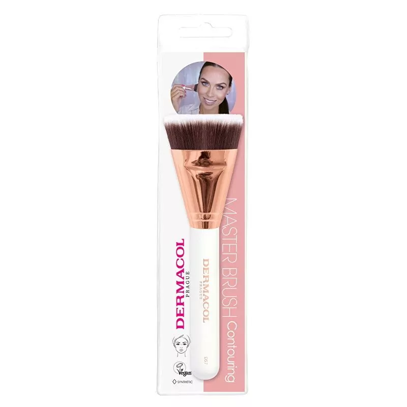 Kosmetický konturovací štětec Rose Gold D57 Dermacol