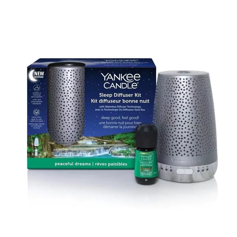 Vonný difuzér Peaceful Dreams Sleep Diffuser Kit Yankee Candle