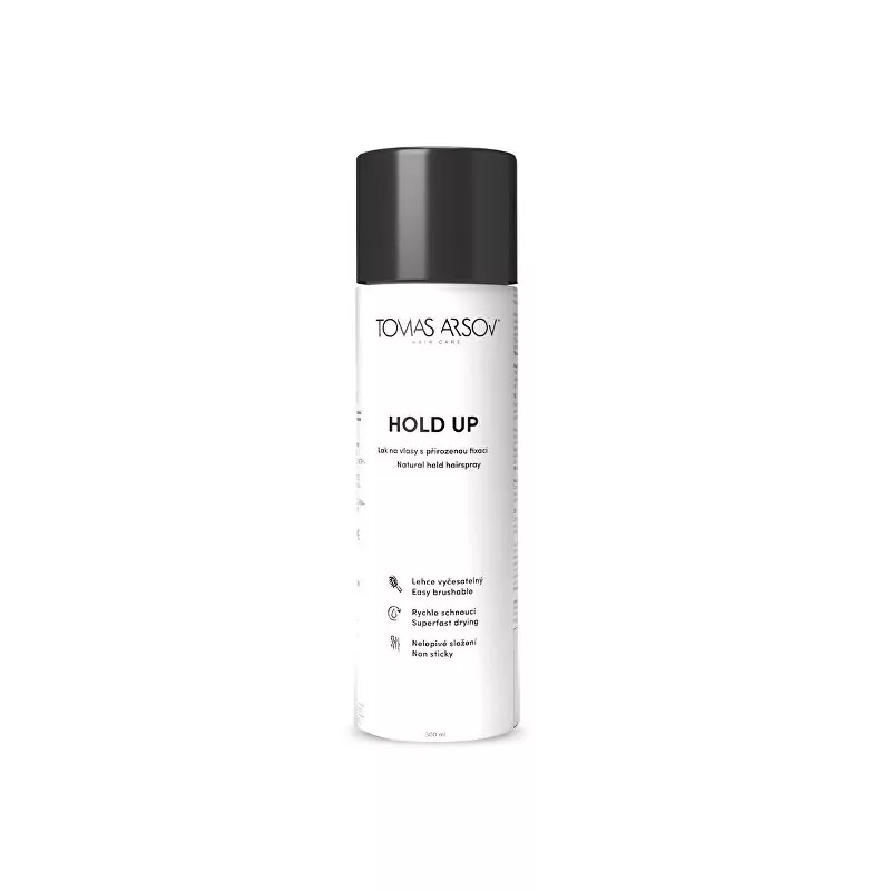 Lak na vlasy s přirozenou fixací HOLD-UP (Natural Hold Hairspray) Tomas Arsov - 300 ml