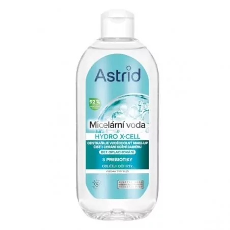 Micelární voda s prebiotiky pro všechny typy pleti Hydro X-Cell Astrid - 400 ml