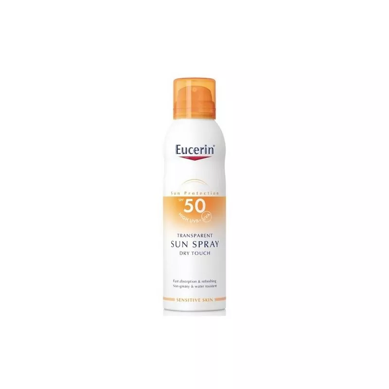 Transparentní sprej na opalování Dry Touch SPF 50 Eucerin - 200 ml