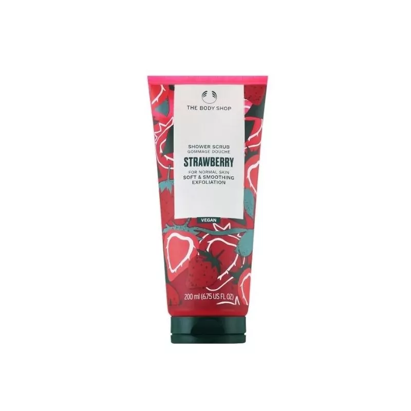 Vyhlazující sprchový peeling Strawberry (Shower Scrub) The Body Shop - 200 ml