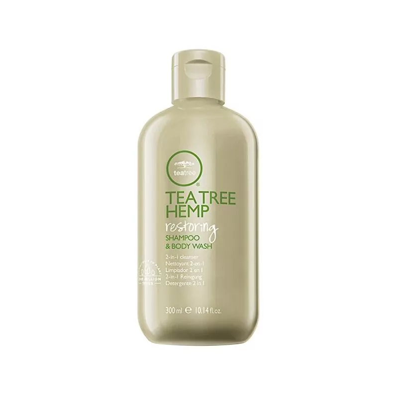 Obnovující konopný šampon a sprchový gel 2 v 1 Tea Tree Hemp (Restoring Shampoo & Body Wash) Paul Mitchell - 300 ml