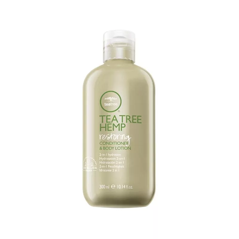 Obnovující konopný kondicionér a tělové mléko 2 v 1 Tea Tree Hemp (Restoring Conditioner & Body Lotion) Paul Mitchell - 1000 ml