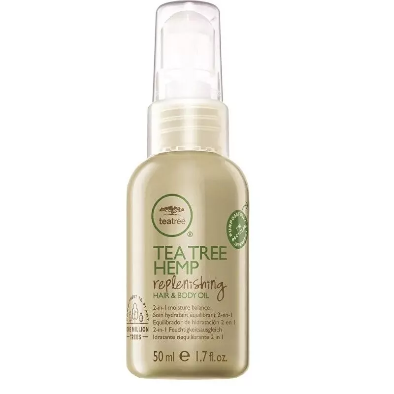 Hydratační konopný olej na vlasy a tělo 2 v 1 Tea Tree Hemp (Replenishing Hair & Body Oil) Paul Mitchell - 50 ml