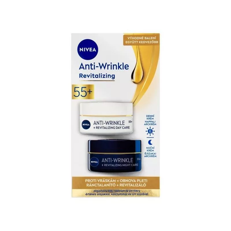 Dárková sada pleťové péče 55+ Anti-Wrinkle Revitalizing Duopack Nivea