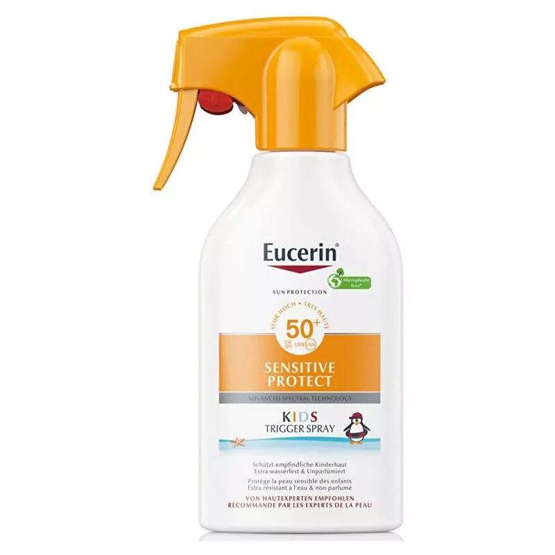 Dětský sprej na opalování SPF 50+ Sensitive Protect Kids (Trigger Spray) Eucerin - 250 ml