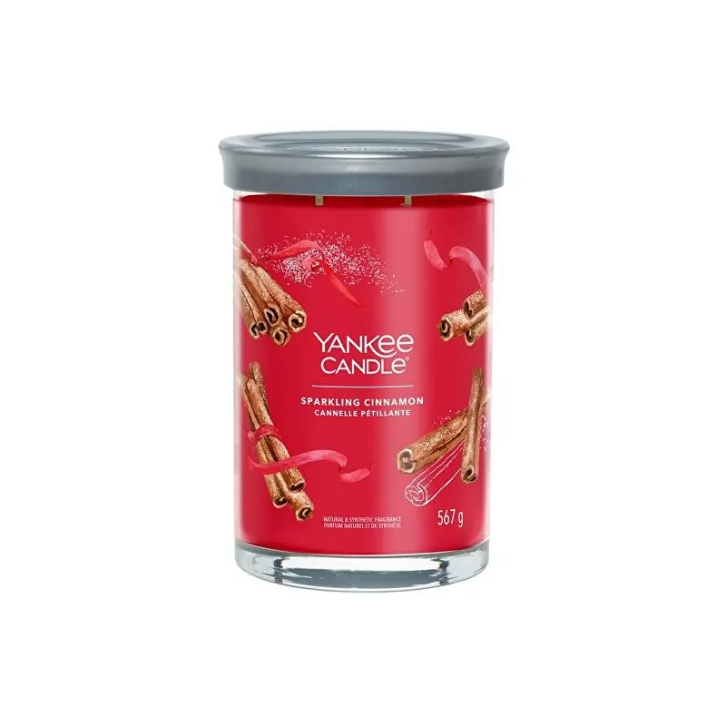 Aromatická svíčka Signature tumbler velký Sparkling Cinnamon Yankee Candle - 567 g