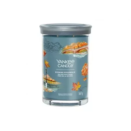 Aromatická svíčka Signature tumbler velký Evening Riverwalk Yankee Candle - 567 g