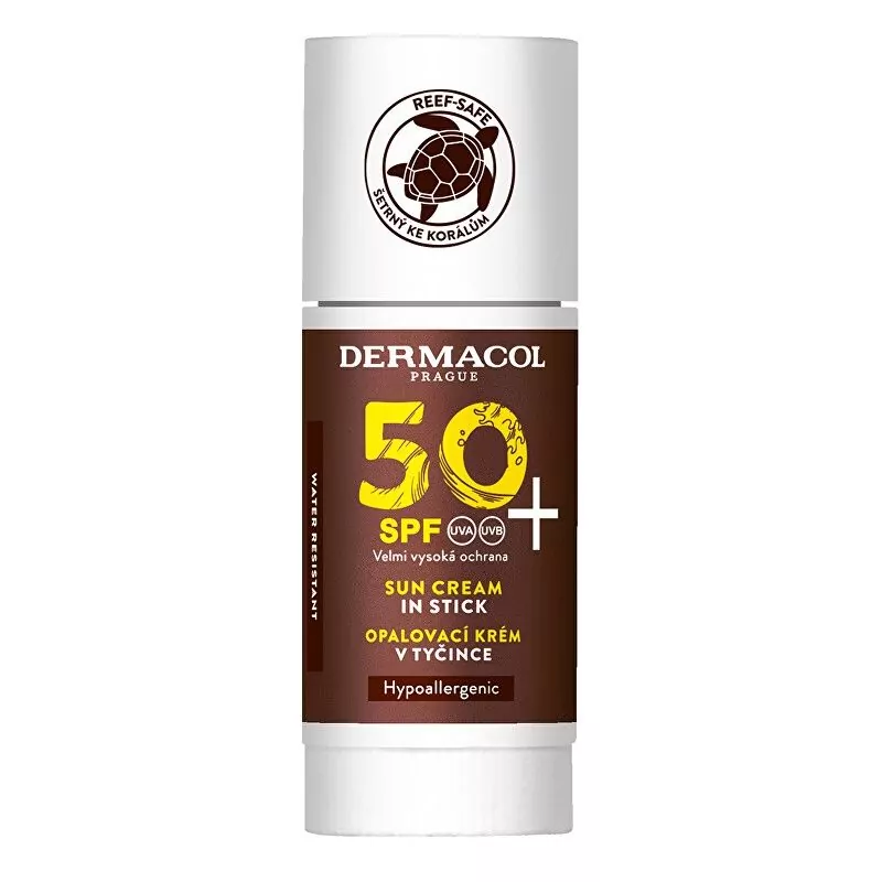 Voděodolný opalovací krém v tyčince SPF 50+ (Sun Cream in Stick) Dermacol - 24 g