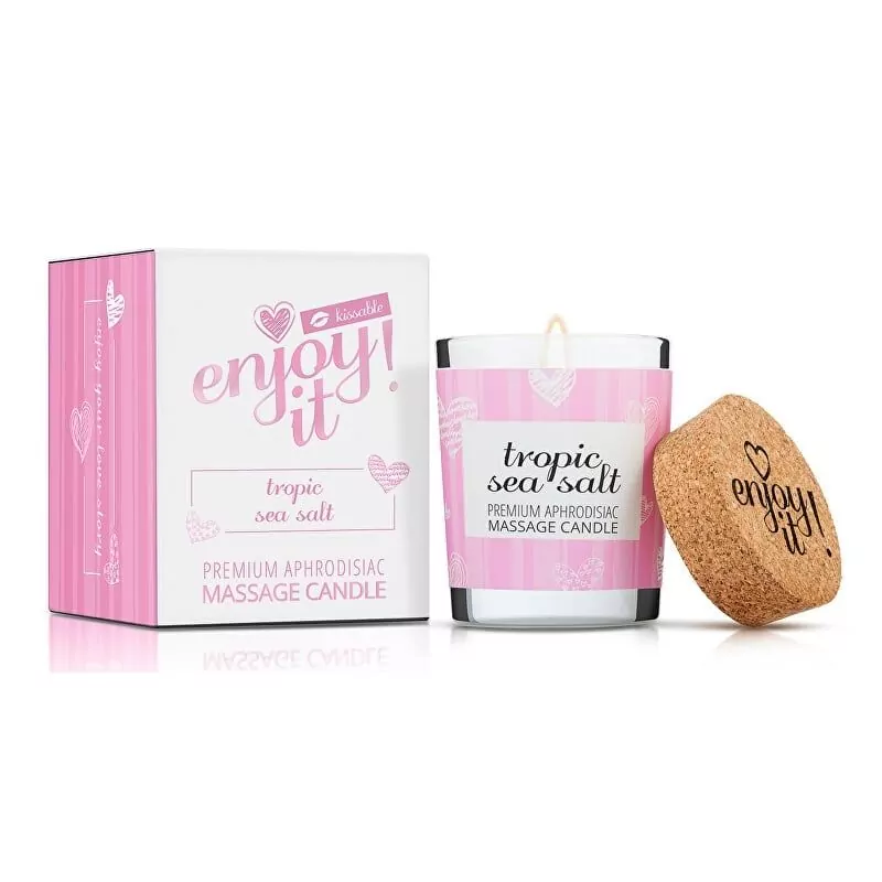 Masážní svíčka Enjoy it! Tropic Sea Salt (Massage Candle) Magnetifico Power Of Pheromones - 70 ml