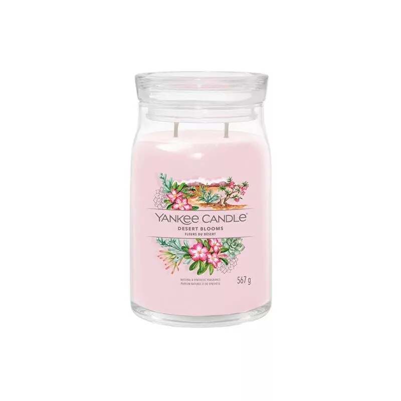 Aromatická svíčka Signature sklo velké Desert Blooms Yankee Candle - 567 g