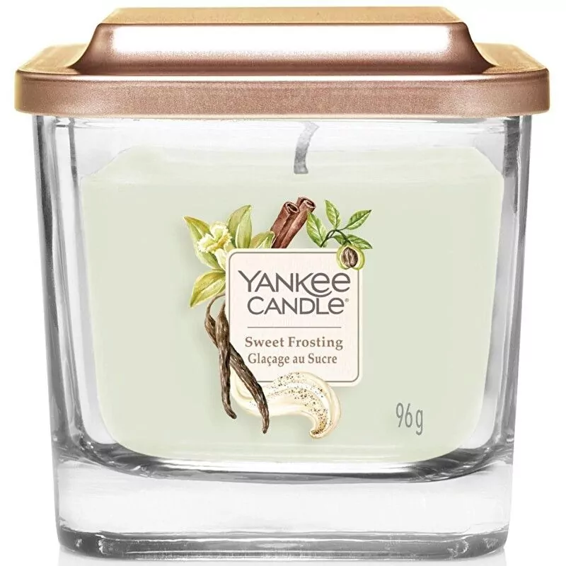 Aromatická svíčka malá hranatá Sweet Frosting Yankee Candle - 96 g