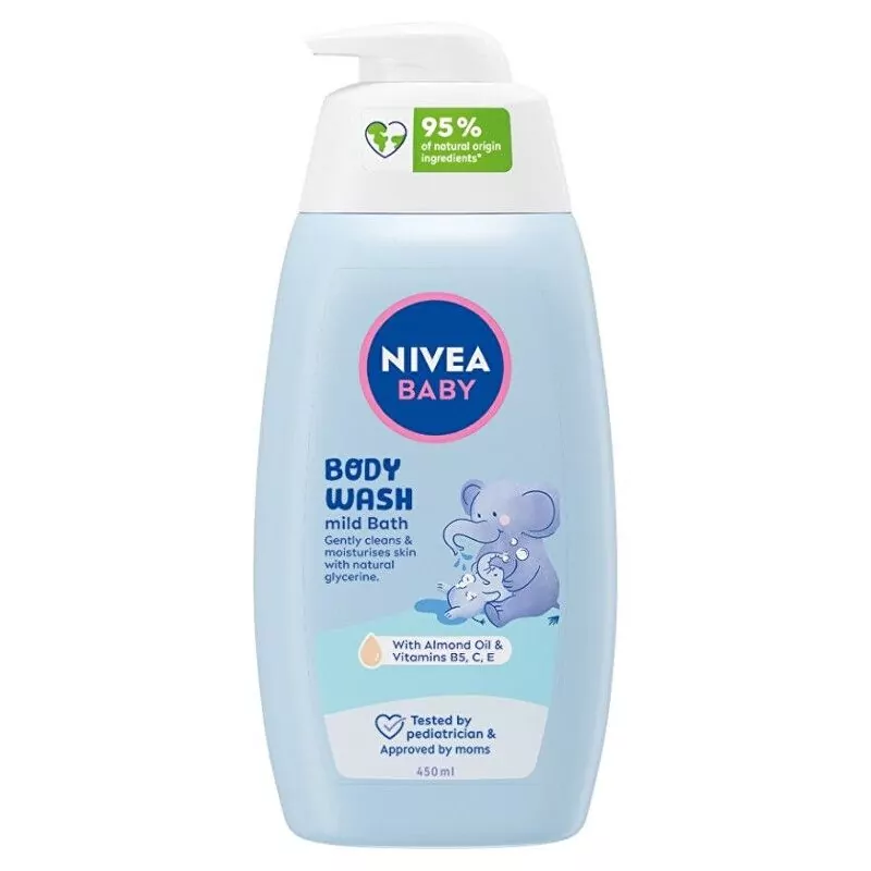 Sprchový gel pro jemnou koupel Baby (Body Wash) Nivea - 450 ml