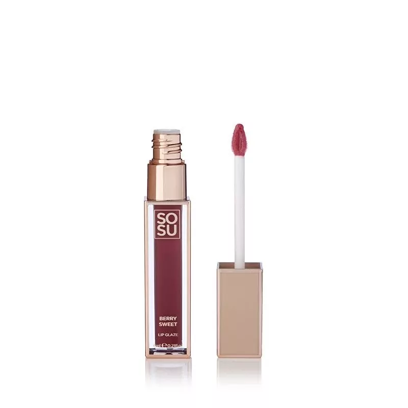 Lesk na rty Shimmer (Lip Glaze) SOSU Cosmetics / Odstín: Rose Gold - 6 ml