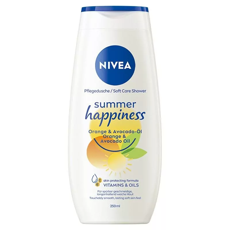 Pečující sprchový gel Summer Happiness Orange Nivea - 250 ml