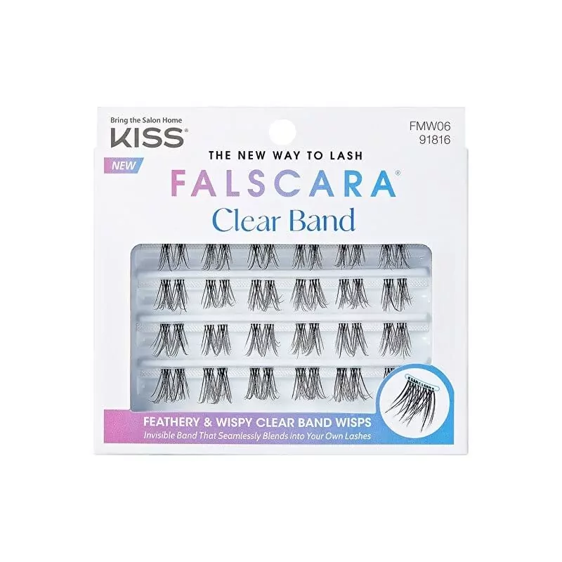 Trsové řasy Falscara Multipack / Clear band KISS