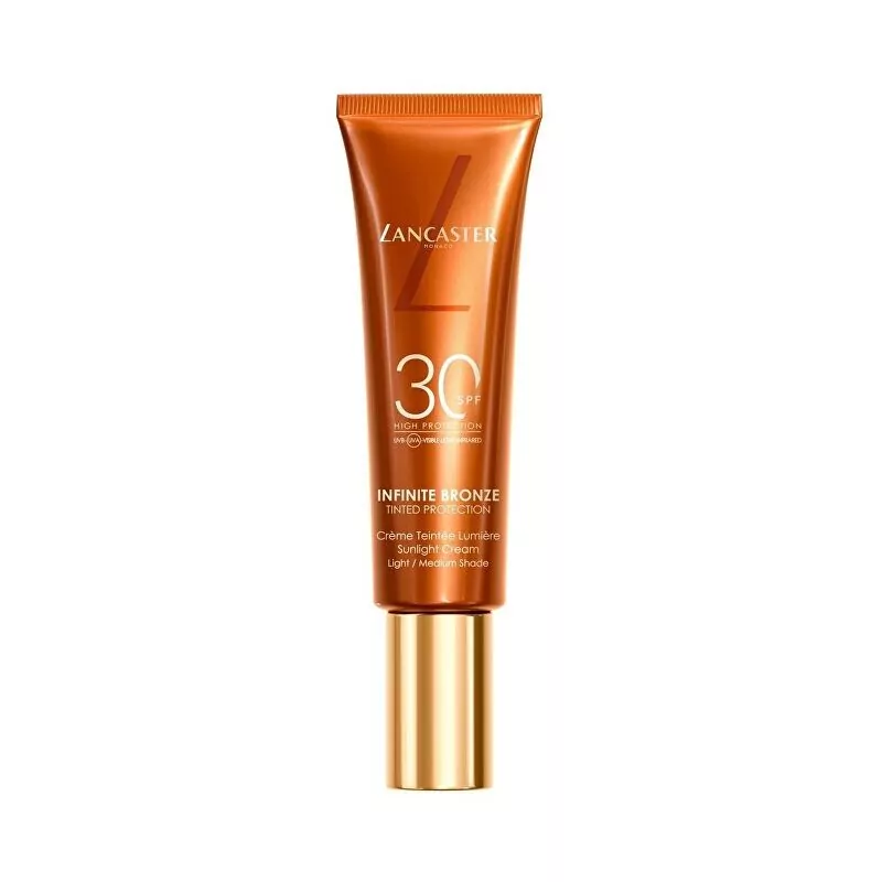 Tónující pleťový krém Infinite Bronze SPF 30 (Sunlight Cream) Lancaster / Odstín: Light/Medium - 50 ml