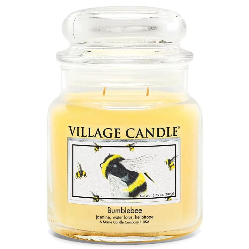 Vonná svíčka ve skle Čmelák (Bumblebee) Village Candle - 389 g