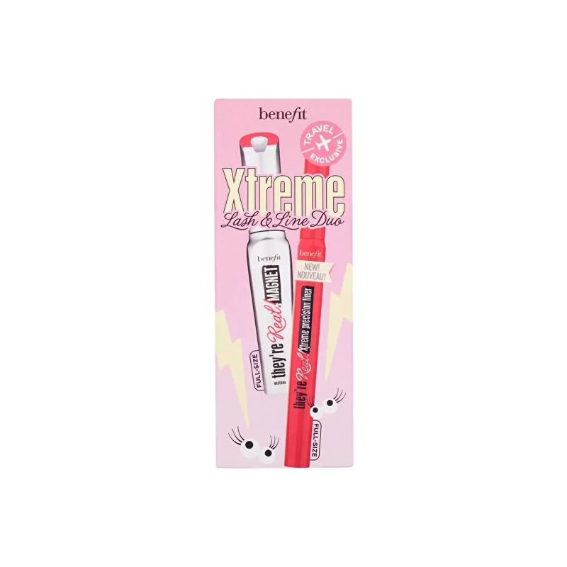 Dárková sada dekorativní kosmetiky Xtreme Lash & Line Duo Black Benefit