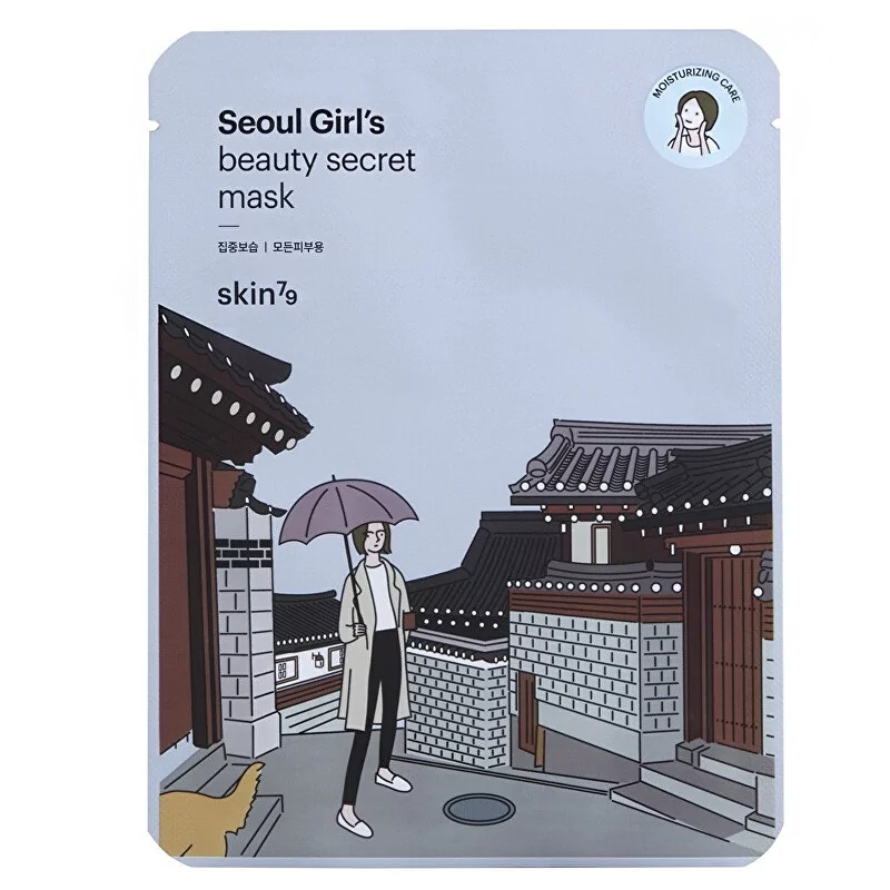 Plátýnková hydratační maska Seoul Girl`s Beauty Secret Mask (Moisturizing Mask) skin79 - 20 g