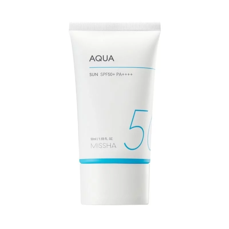 Opalovací gelový krém na obličej SPF 50 Aqua Sun (All Around Safe Block Aqua Sun Gel) Missha - 50 ml