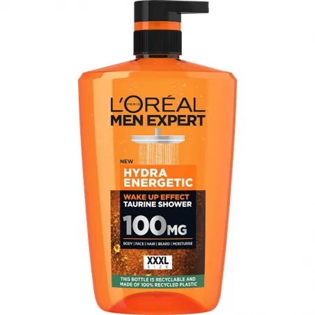 Sprchový gel Men Expert Hydra Energetic (Wake Up Effect Taurine Shower) L´Oréal Paris - 1000 ml