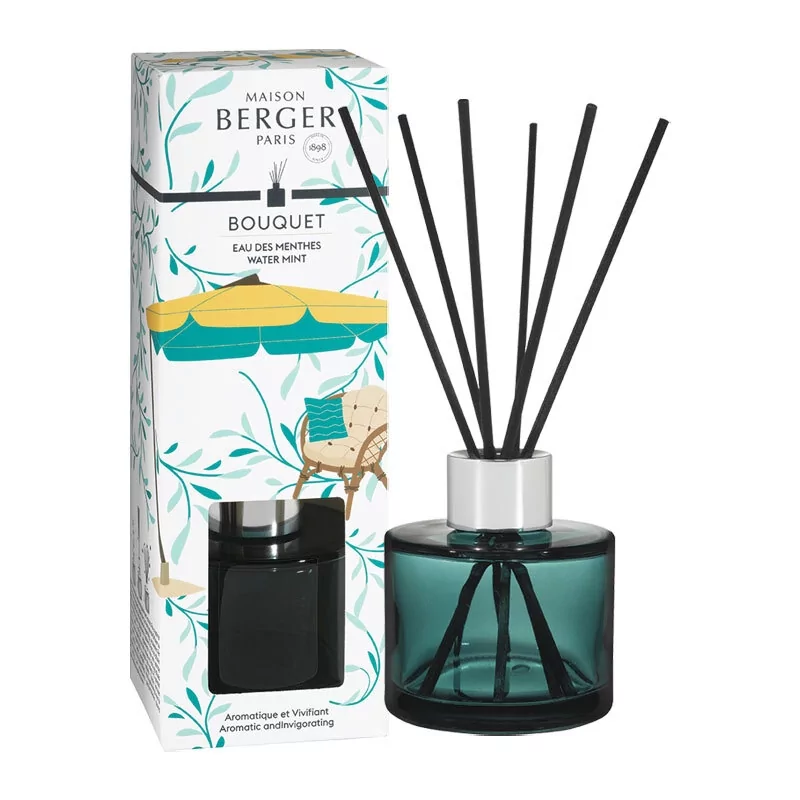 Aroma difuzér Mini Bouquet Summer Mátová voda Water Mint Maison Berger Paris - 90 ml