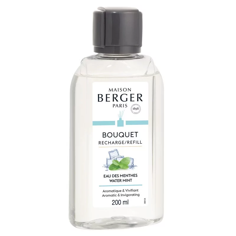 Náplň do difuzéru Mátová voda Water Mint (Bouquet Recharge/Refill) Maison Berger Paris - 200 ml