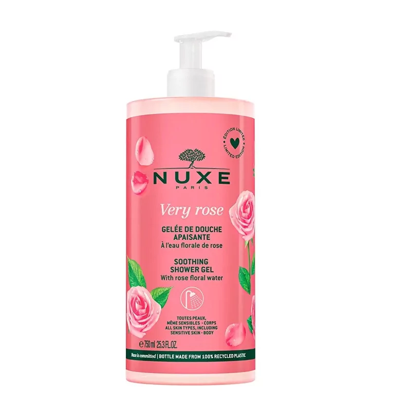 Zklidňující sprchový gel Very Rose (Soothing Shower Gel) Nuxe - 750 ml