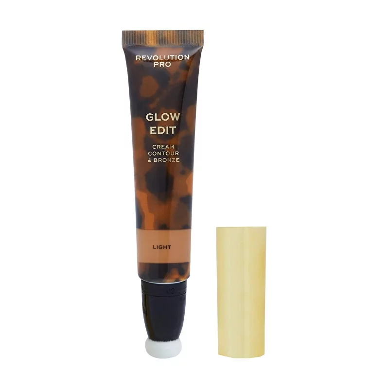 Krémový bronzer Glow Edit (Cream Contour & Bronze) Revolution PRO / Odstín: Light - 15 ml