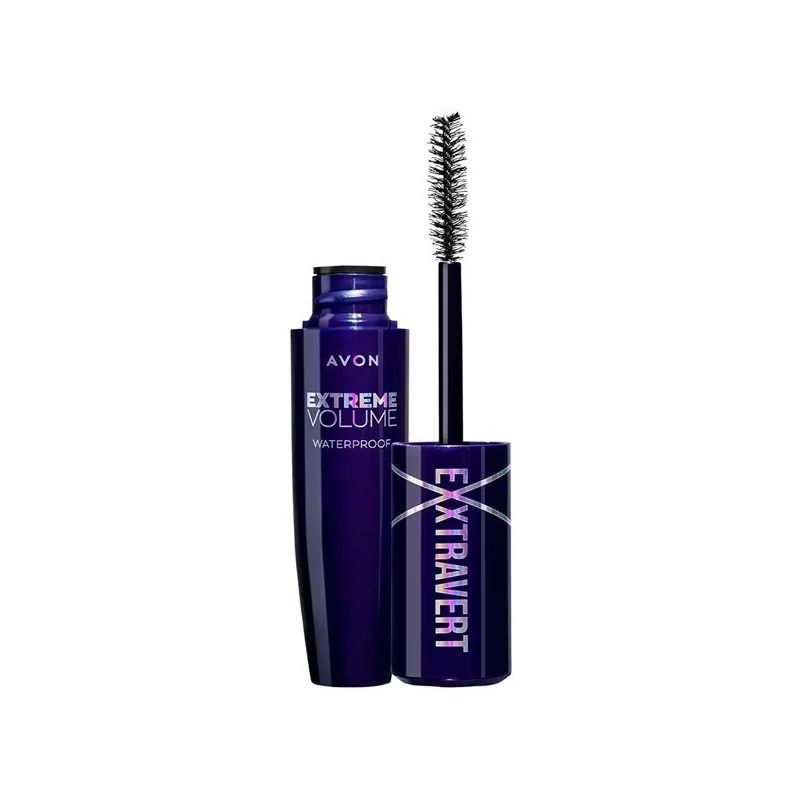 Voděodolná objemová řasenka Exxtravert Extra Volume (Waterproof Mascara) Avon / Odstín: Brown Black - 9,5 ml