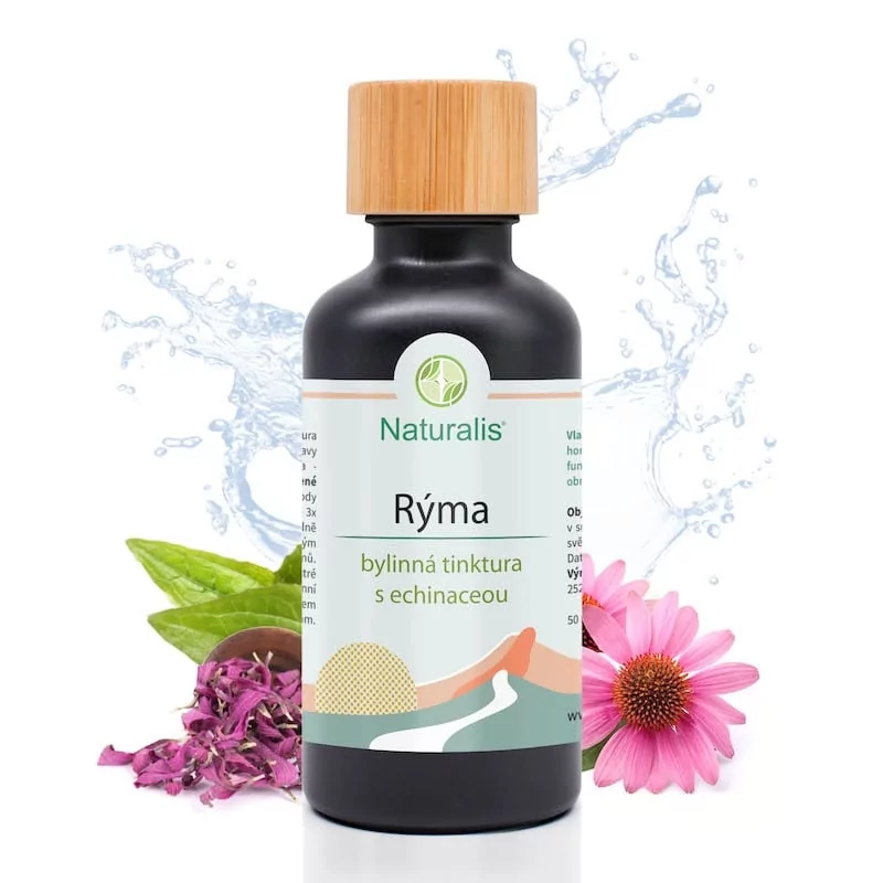 Rýma: bylinná tinktura s echinaceou Naturalis - 50 ml