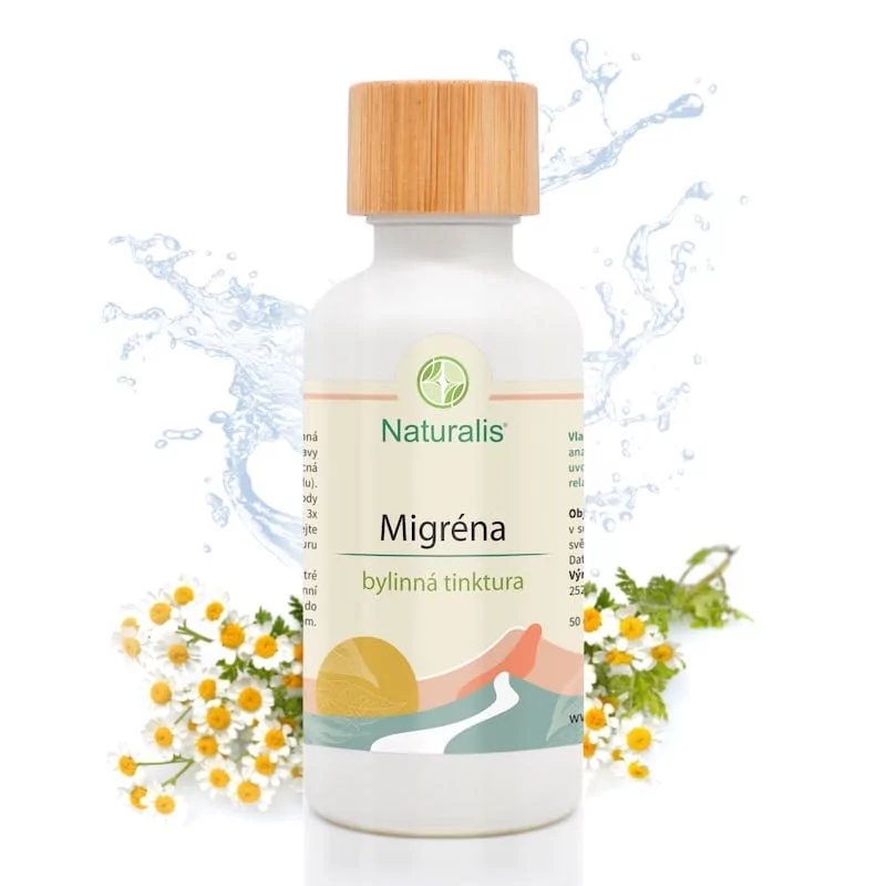 Migréna: bylinná tinktura Naturalis - 50 ml