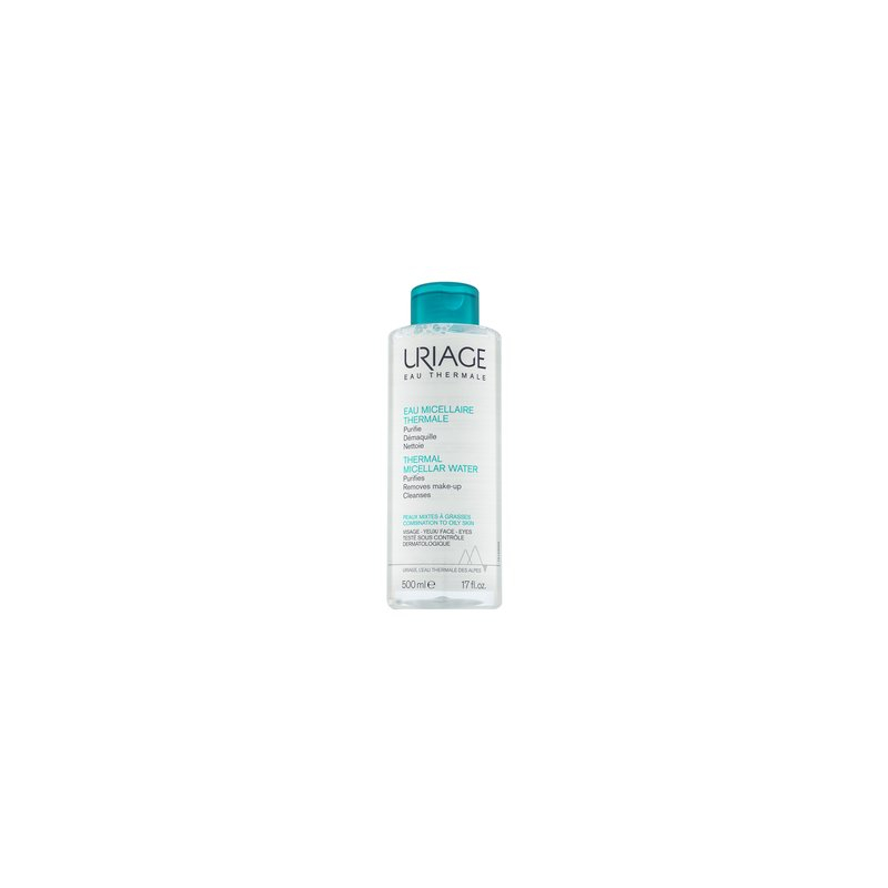 odličovací micelární voda Thermal Micellar Water Combination To Oily Skin Uriage - 500 ml