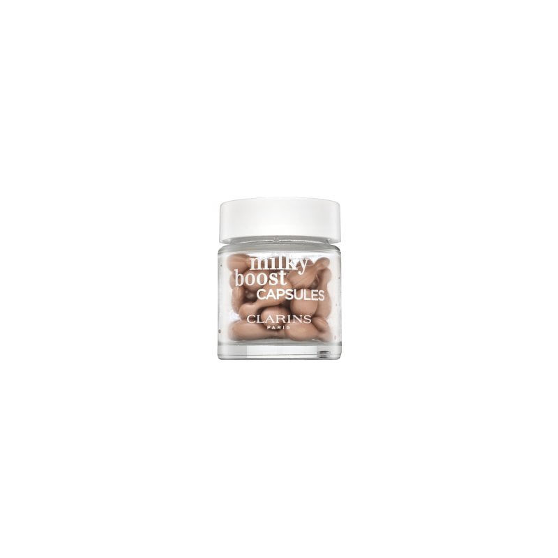 Milky Boost Capsules tekutý make-up pro sjednocenou a rozjasněnou pleť 03 30 x Clarins - 0,2 ml