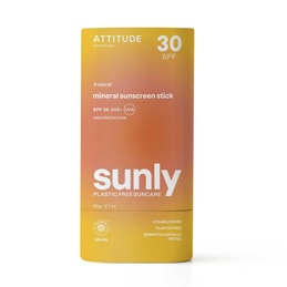 100% minerální ochranná tyčinka na celé tělo (SPF 30) s vůní Tropical Attitude - 85 g