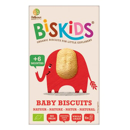 BISkids BIO dětské celozrnné sušenky (Natural 6M + ) Belkorn - 120 g