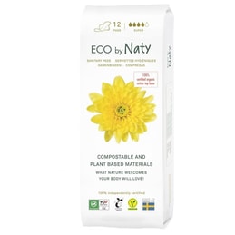 Dámské vložky super Eco by Naty - 12 ks