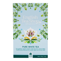 Bílý čaj BIO English Tea Shop - 40 g, 20 ks